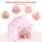 Kids Play Tent Large Playhouse Children Play Castle Fairy Tent Gift with Mat